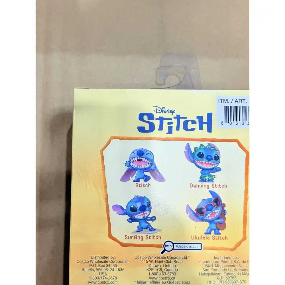 Disney Stitch 2.5” Diecast Metal Figure 4 Pack Jada Toys MetalFigs New Box